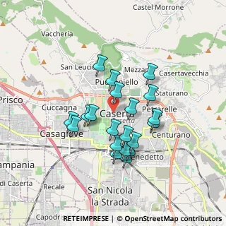 Mappa Largo Ernesto Paglione, 81100 Caserta CE, Italia (1.579)