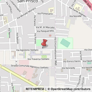 Mappa Via Agostino Stellato, 232, 81054 San Prisco, Caserta (Campania)