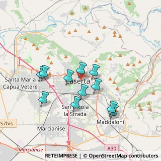 Mappa Via Ruggiero Eleuterio, 81100 Caserta CE, Italia (3.38818)