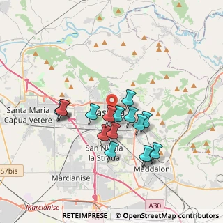 Mappa Via Ruggiero Eleuterio, 81100 Caserta CE, Italia (3.35471)