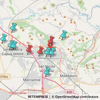Mappa Via Ruggiero Eleuterio, 81100 Caserta CE, Italia (4.47727)