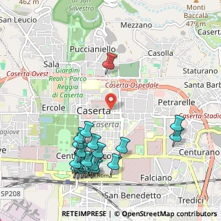 Mappa Via Ruggiero Eleuterio, 81100 Caserta CE, Italia (1.322)