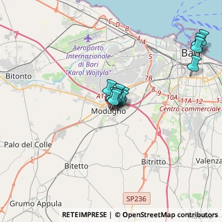 Mappa Via Alcide de Gasperi, 70026 Modugno BA, Italia (2.96583)