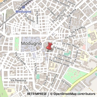 Mappa Via Imbriani, 10, 70026 Modugno, Bari (Puglia)