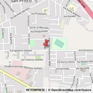 Mappa Via Agostino Stellato, 7, 81054 San Prisco, Caserta (Campania)