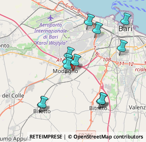 Mappa Via Repubblica, 70026 Modugno BA, Italia (4.08846)