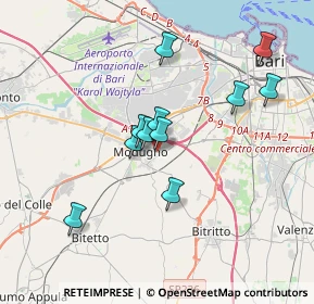 Mappa Via Repubblica, 70026 Modugno BA, Italia (3.27818)