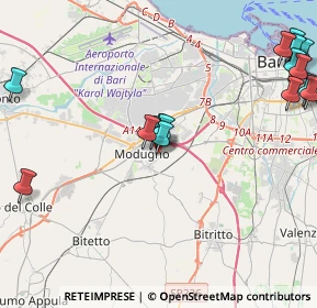 Mappa Via Repubblica, 70026 Modugno BA, Italia (5.59125)