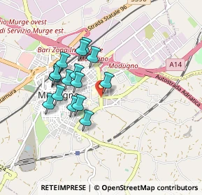 Mappa Via Repubblica, 70026 Modugno BA, Italia (0.80375)