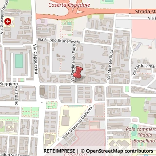Mappa Via Ferdinando Fuga, 64, 81100 Caserta, Caserta (Campania)