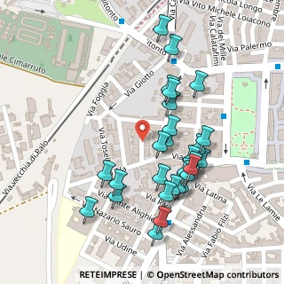 Mappa Via Ala, 70026 Modugno BA, Italia (0.11034)
