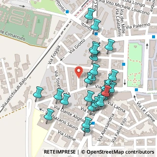 Mappa Via Galileo Galilei, 70026 Modugno BA, Italia (0.11034)
