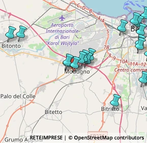 Mappa Via Gen. A. Crispo, 70026 Modugno BA, Italia (5.452)