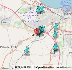 Mappa Via Gen. A. Crispo, 70026 Modugno BA, Italia (2.93647)