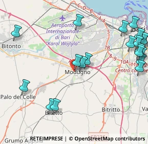Mappa Via Gen. A. Crispo, 70026 Modugno BA, Italia (5.9785)