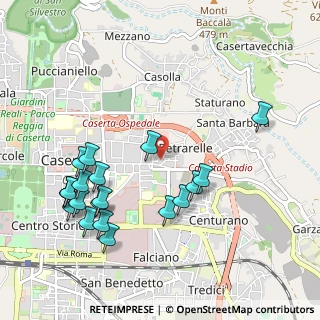 Mappa Piazza Salvatore Quasimodo, 81100 Caserta CE, Italia (1.229)