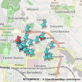 Mappa Piazza Salvatore Quasimodo, 81100 Caserta CE, Italia (1.0115)