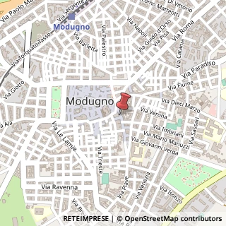 Mappa Via Conte Stella, 12, 70026 Modugno, Bari (Puglia)