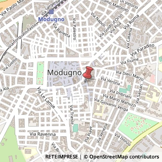 Mappa Via Conte Rocco Stella, 5/9, 70026 Modugno, Bari (Puglia)