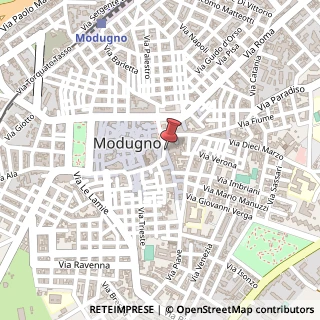 Mappa Piazza Sedile, 29, 70026 Modugno, Bari (Puglia)