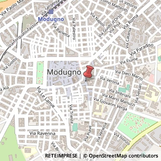 Mappa Via Conte Rocco Stella, 12, 70026 Modugno, Bari (Puglia)