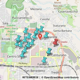 Mappa Via Salvo D'Acquisto, 81100 Caserta CE, Italia (0.9365)