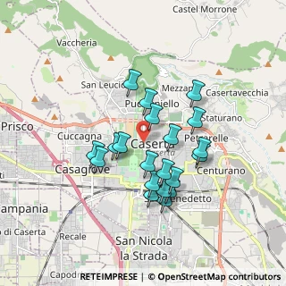Mappa Piazza Aldifreda, 81100 Caserta CE, Italia (1.599)