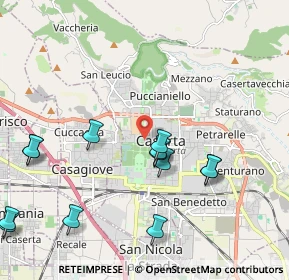 Mappa Via Giulio Antonio Santorio, 81100 Caserta CE, Italia (2.55)