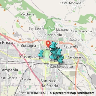 Mappa Via Giulio Antonio Santorio, 81100 Caserta CE, Italia (1.175)