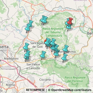 Mappa SP19, 82010 Moiano BN, Italia (7.21737)