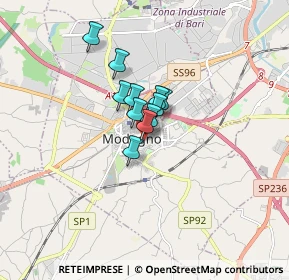 Mappa Via Umberto Giordano, 70026 Bitritto BA, Italia (0.94909)