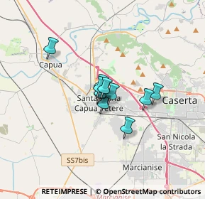Mappa P.za S. Pietro, 81055 Santa Maria Capua Vetere CE, Italia (1.88455)