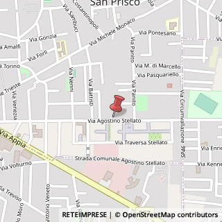 Mappa Via Agostino Stellato, 202, 81054 San Prisco, Caserta (Campania)