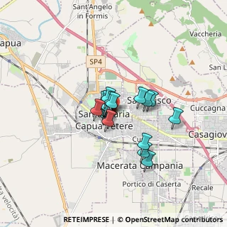 Mappa Via Porta di Giove, 81055 Santa Maria Capua Vetere CE, Italia (1.00579)