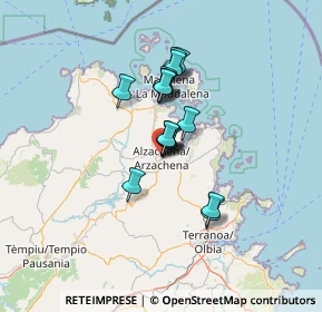 Mappa Strada Statale, 07021 Arzachena SS, Italia (9.19824)