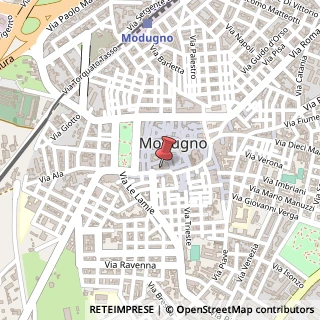 Mappa Via Umberto Giordano, 22, 70026 Modugno, Bari (Puglia)