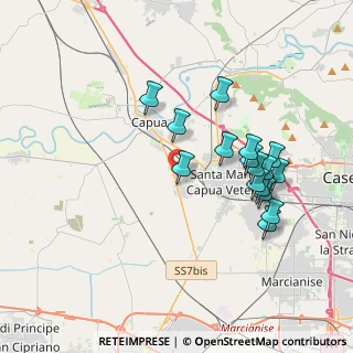 Mappa Via Tiberio, 81050 San Tammaro CE, Italia (3.85125)