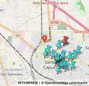 Mappa Via dei Romani, 81055 Santa Maria Capua Vetere CE, Italia (1.1995)