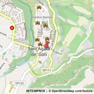 Mappa Piazza Trieste, 15, 82019 Sant'Agata D? Goti BN, Italia, 82019 Sant'Agata de' Goti, Benevento (Campania)