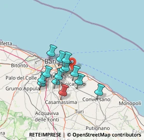 Mappa Via Bari, 70126 Bari BA, Italia (10.65786)