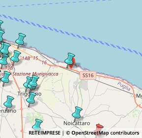Mappa Via Bari, 70126 Bari BA, Italia (7.503)