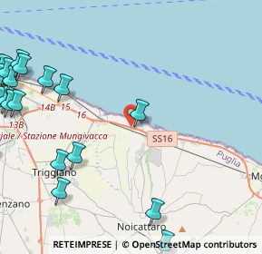 Mappa Via Bari, 70126 Bari BA, Italia (7.2665)
