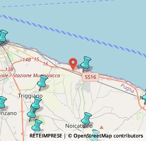 Mappa Via Bari, 70126 Bari BA, Italia (7.35455)