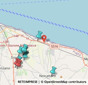 Mappa Via Bari, 70126 Bari BA, Italia (5.38833)