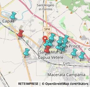 Mappa Via dei Romani, 81055 Santa Maria Capua Vetere CE, Italia (1.83929)