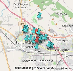 Mappa Via Papa Pio XII, 81054 San Prisco CE, Italia (1.319)