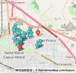 Mappa Via Papa Pio XII, 81054 San Prisco CE, Italia (0.9935)