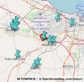 Mappa S.P. 231 KM 0 + 850, 70026 Modugno BA, Italia (4.612)