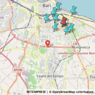 Mappa Via Carlo Alberto dalla Chiesa, 70124 Bari BA, Italia (2.62455)