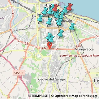 Mappa Via Carlo Alberto dalla Chiesa, 70124 Bari BA, Italia (2.515)